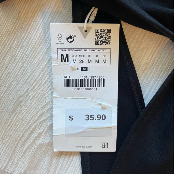 ZARA DRESS WITH METAL RING DETAIL - Picture 5 of 7